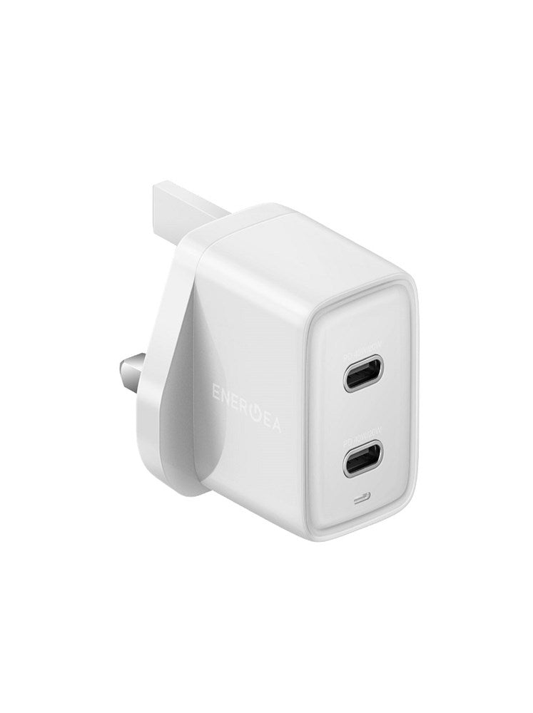 EOL ENERGEA AMPCHARGE GAN40+, 2C PD/PPS WALL CHARGER,40W (UK)