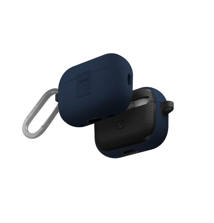 UNIQ CLYDE AIRPODS PRO 2ND GEN LOCK CASE - BLUE (ROYAL BLUE/DARK GREY)