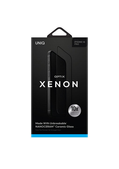 UNIQ OPTIX XENON NANOCERAM IPHONE 16 PRO (2024) 6.3 GLASS SCREEN PROTECTOR